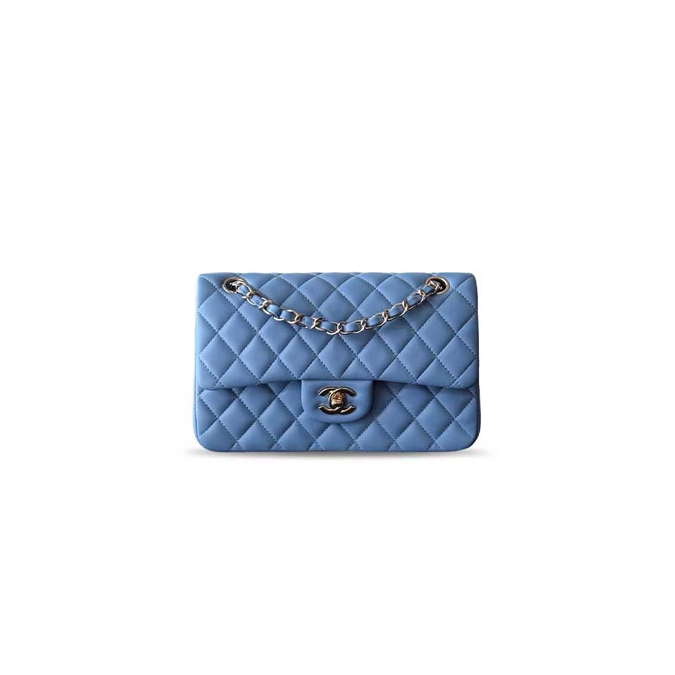 CHANEL LAMBSKIN SMALL CLASSIC FLAP BAG A01112 (23*14*6.5cm)